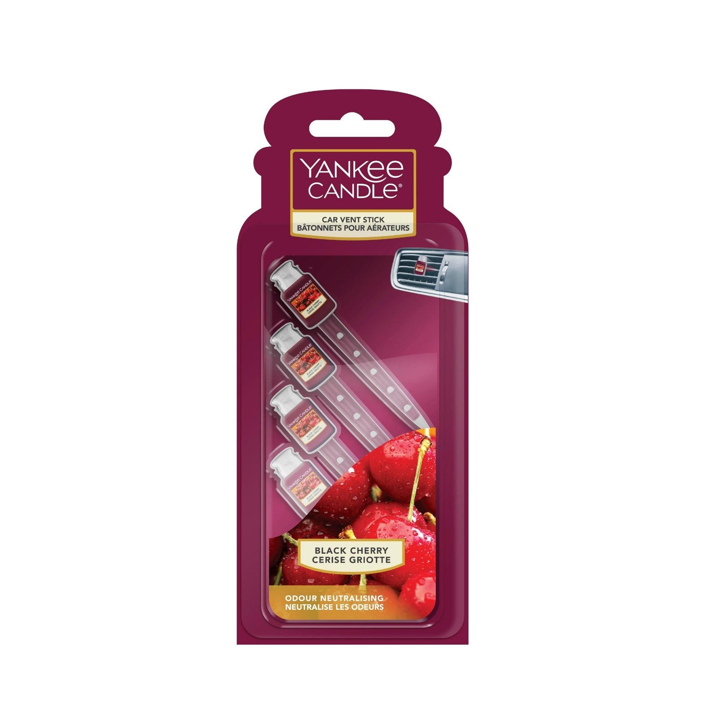 Yankee Candle Black Cherry Vent Stick - Yankee Candle & WoodWick
