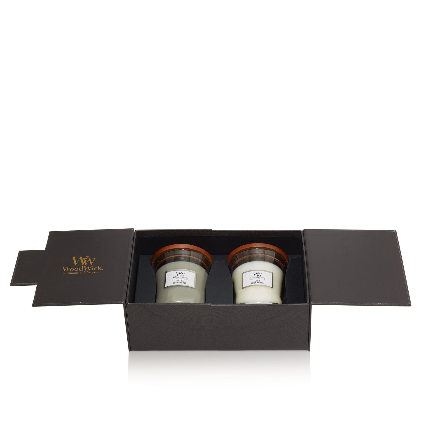 WoodWick 2 Medium Candles Deluxe Gift Set - Shop Hier