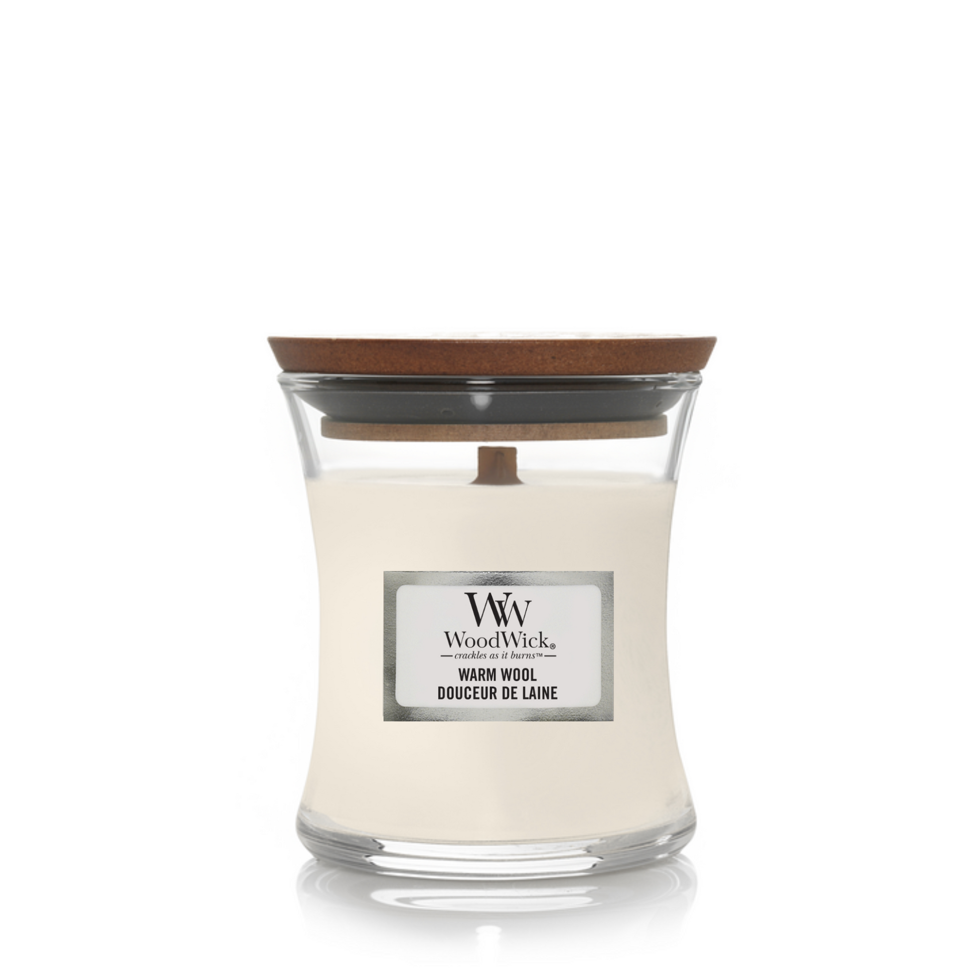 WoodWick Warm Wool Small Candle - Yankee Candle & WoodWick