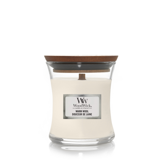 WoodWick Warm Wool Small Candle - Yankee Candle & WoodWick
