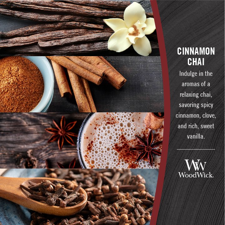 WoodWick Cinnamon Chai Ellipse Candle - Shop Hier