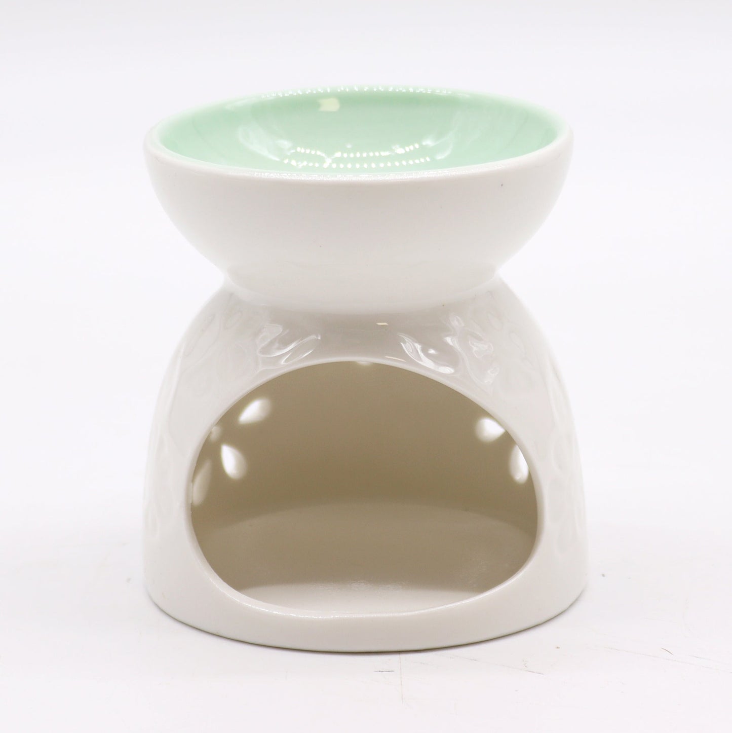 Scents & Soaps Ceramic Flower Melt Warmer - Yankee Candle & WoodWick