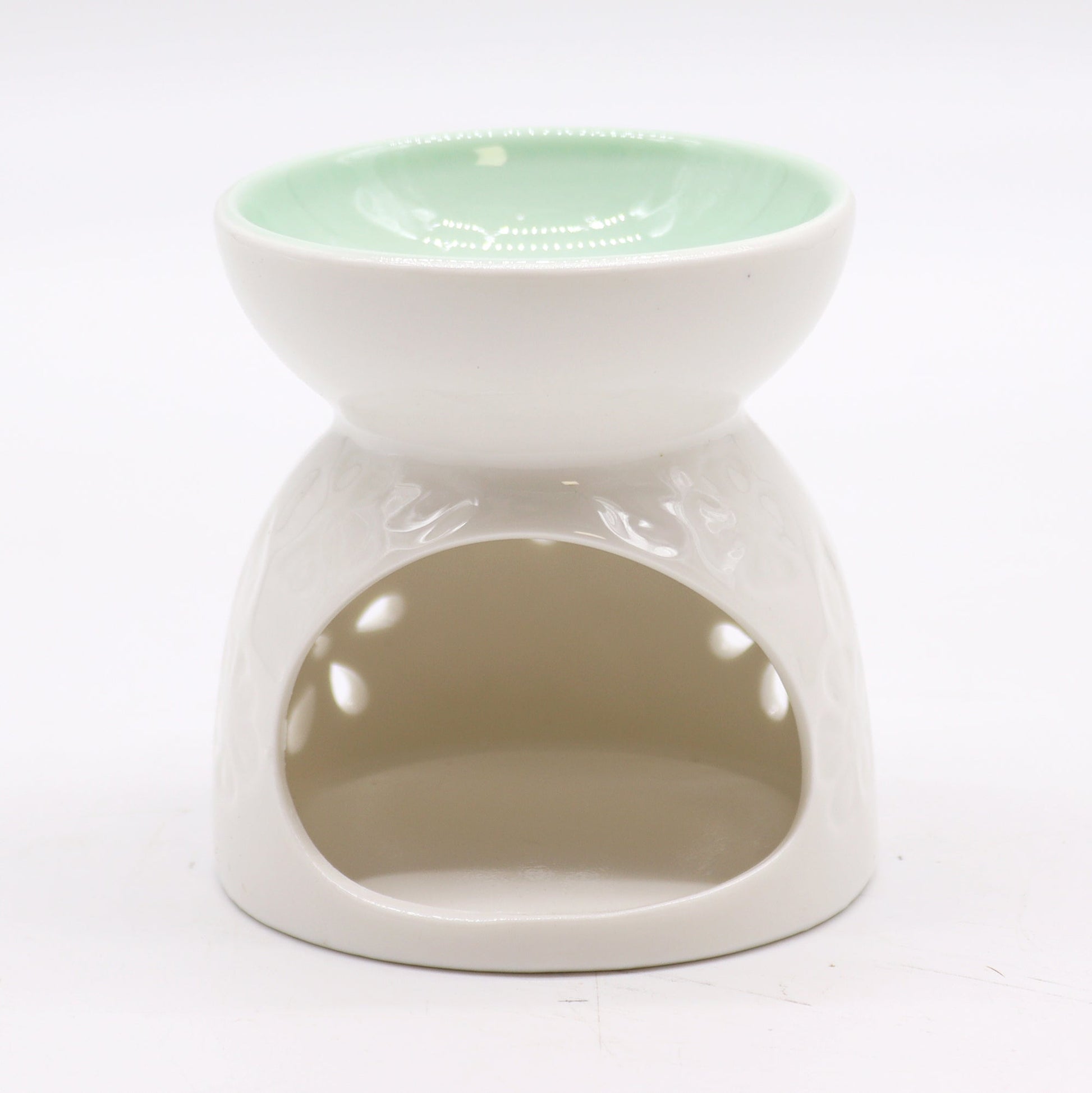 Scents & Soaps Ceramic Flower Melt Warmer - Yankee Candle & WoodWick