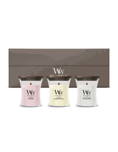 WoodWick - Deluxe Cadeauset - 3 Mini Geurkaarsen - Bloemig