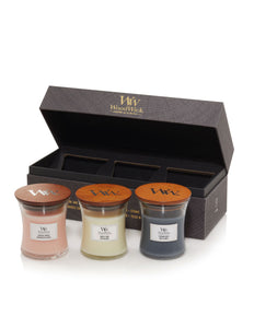 WoodWick 3 Small Candles Floral Deluxe Gift Set - Yankee Candle & WoodWick
