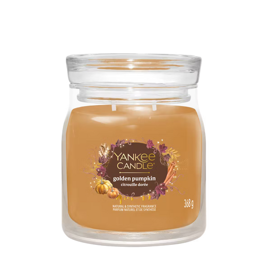 Yankee Candle Golden Pumpkin Medium Jar - Yankee Candle & WoodWick