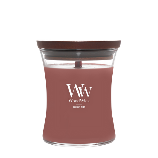 WoodWick Rouge Oud Medium Candle - Yankee Candle & WoodWick
