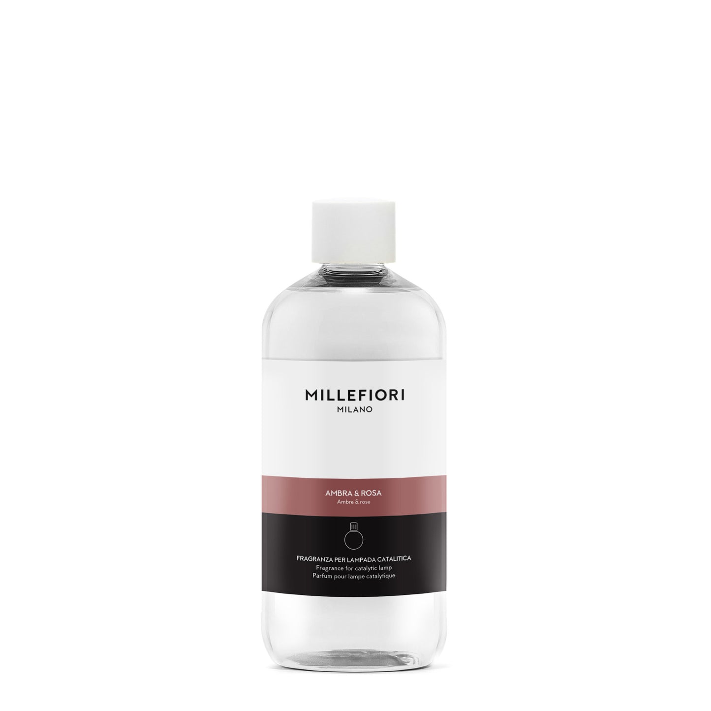 Millefori Milano Geurlamp Refill 500ml Ambra Rosa - Yankee Candle & WoodWick