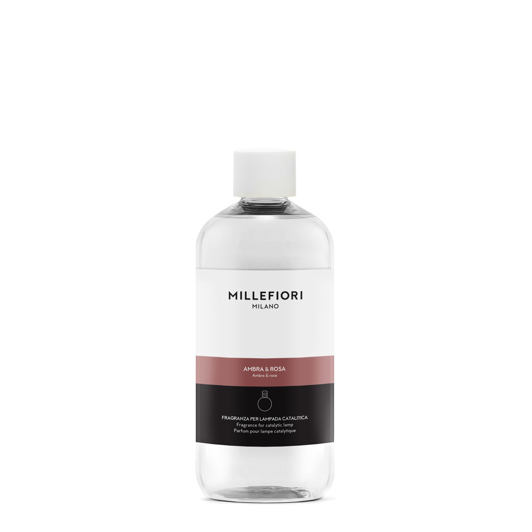 Millefori Milano Geurlamp Refill 500ml Ambra Rosa - Yankee Candle & WoodWick