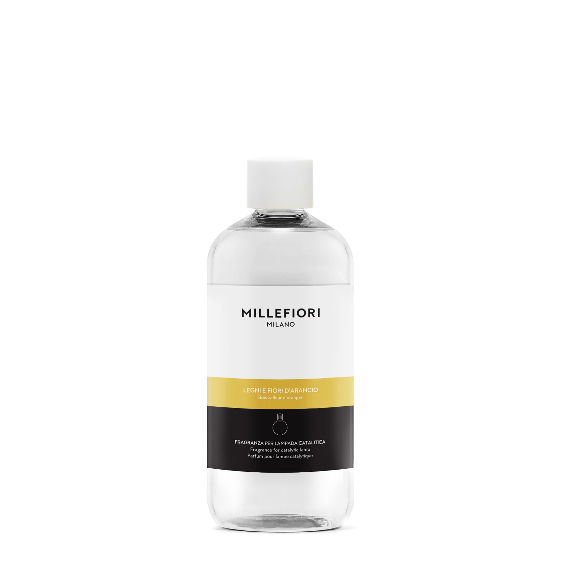 Millefori Milano Geurlamp Refill 500ml Legni e Fiori d'Arancio - Yankee Candle & WoodWick
