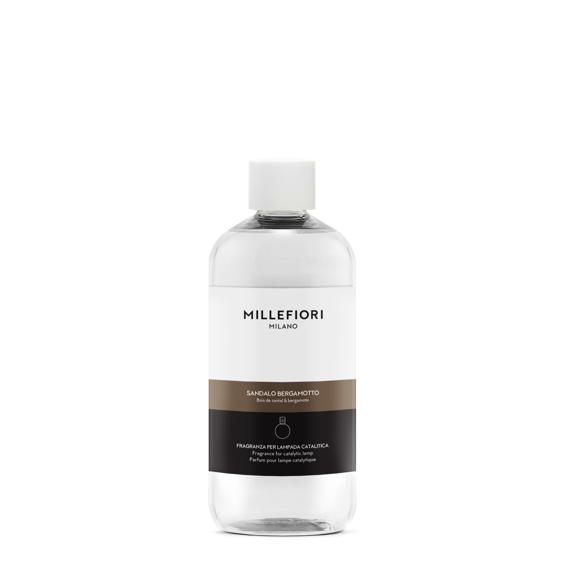 Millefori Milano Geurlamp Refill 500ml Sandalo Bergamotto - Yankee Candle & WoodWick