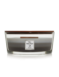 WoodWick Trilogy Warm Woods Ellipse Candle - Yankee Candle & WoodWick