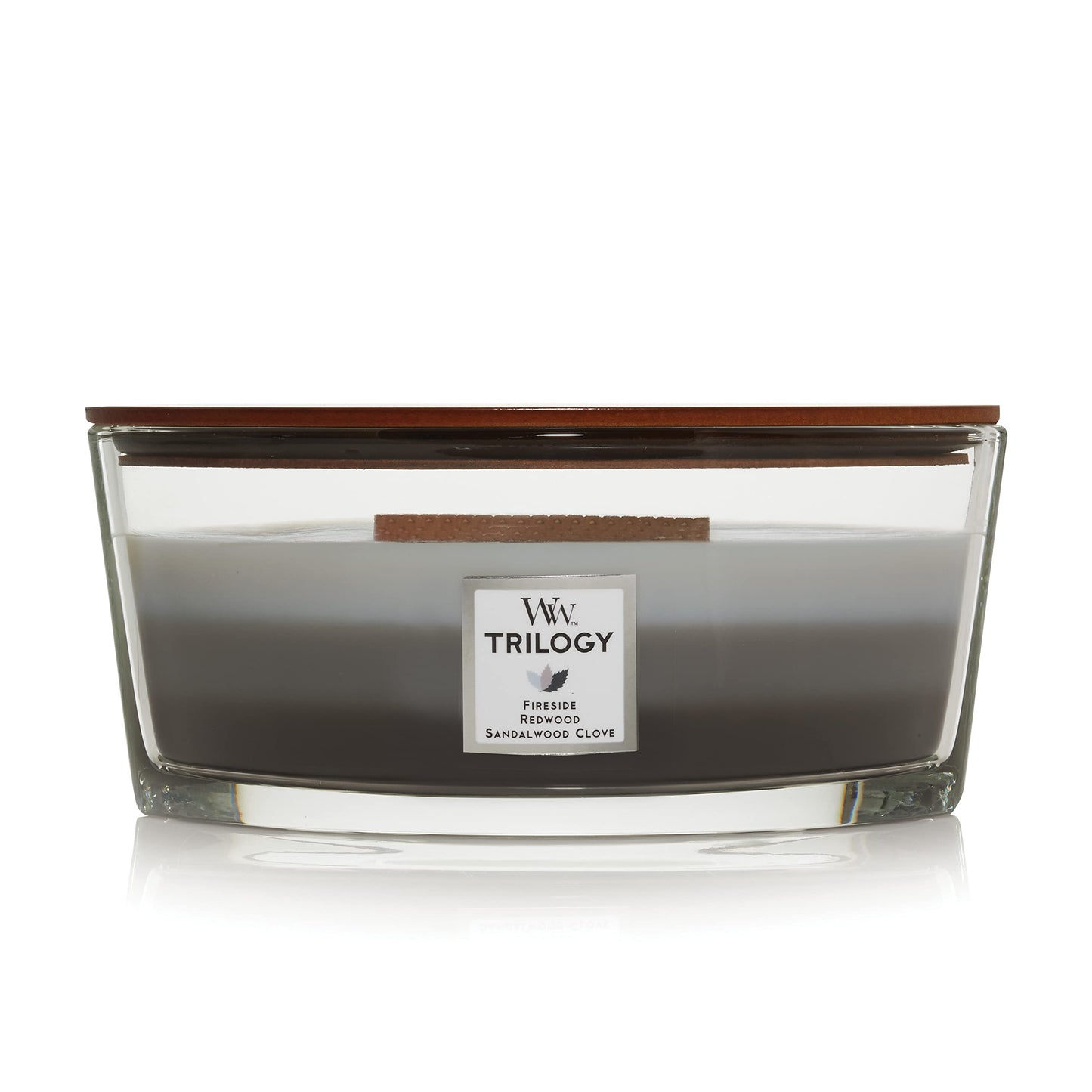 WoodWick Trilogy Warm Woods Ellipse Candle