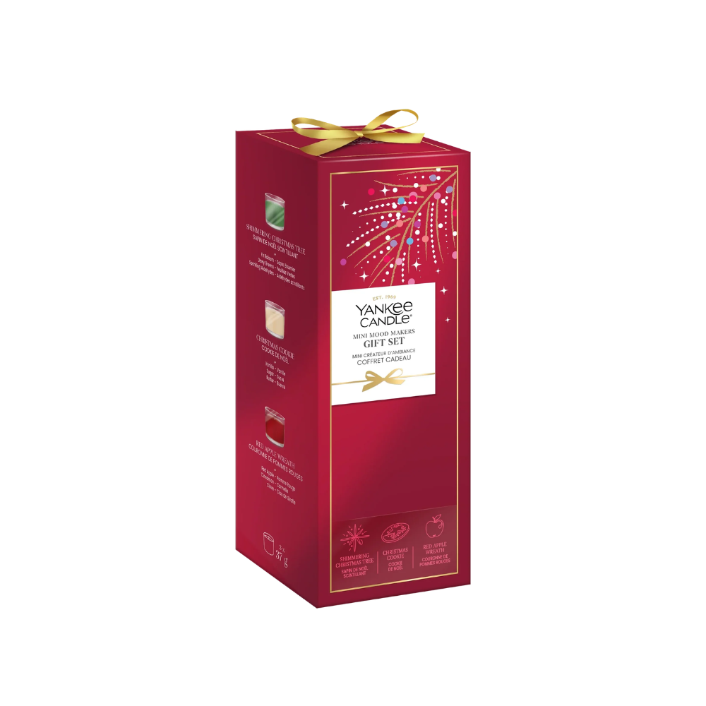 Yankee Candle - Gifted Moments - 3 Filled Votive - Kerst Cadeauset