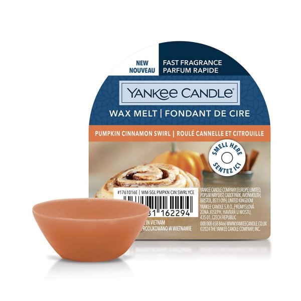 Yankee Candle Pumpkin Cinnamon Swirl Wax Melt - Shop Hier
