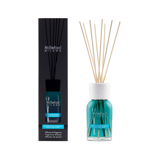 Millefiori Milano Reed Diffuser 250 ml Mediterranean Bergamot - Yankee Candle & WoodWick