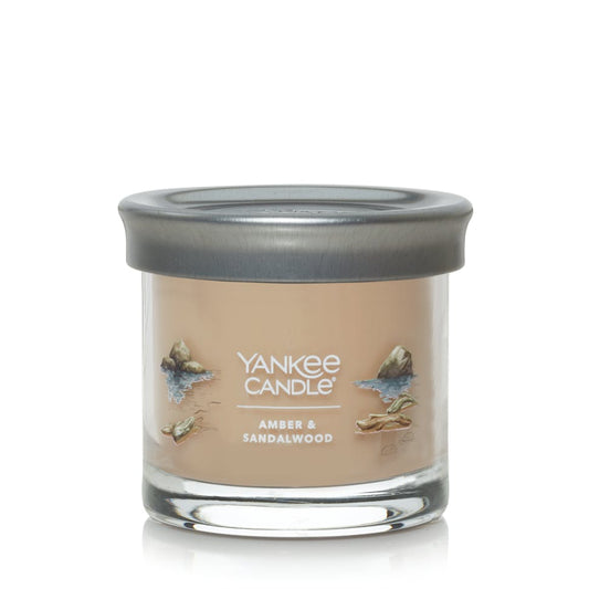 Yankee Candle Amber & Sandalwood Small Tumbler - Yankee Candle & WoodWick