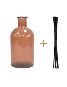 Scents & Soaps Reed Diffuser Vase Brown - Yankee Candle & WoodWick
