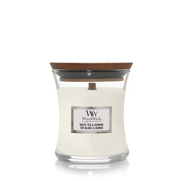 WoodWick White Tea & Jasmine Small Candle - Shop Hier