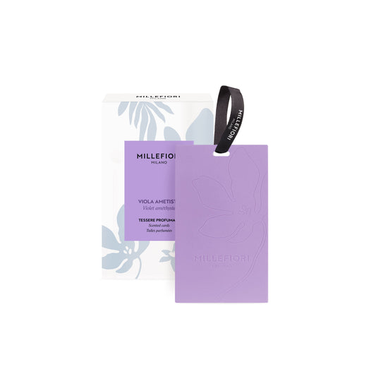 Millefiori Milano Laundry Scented Cards 3-pack Viola Ametista - Yankee Candle & WoodWick