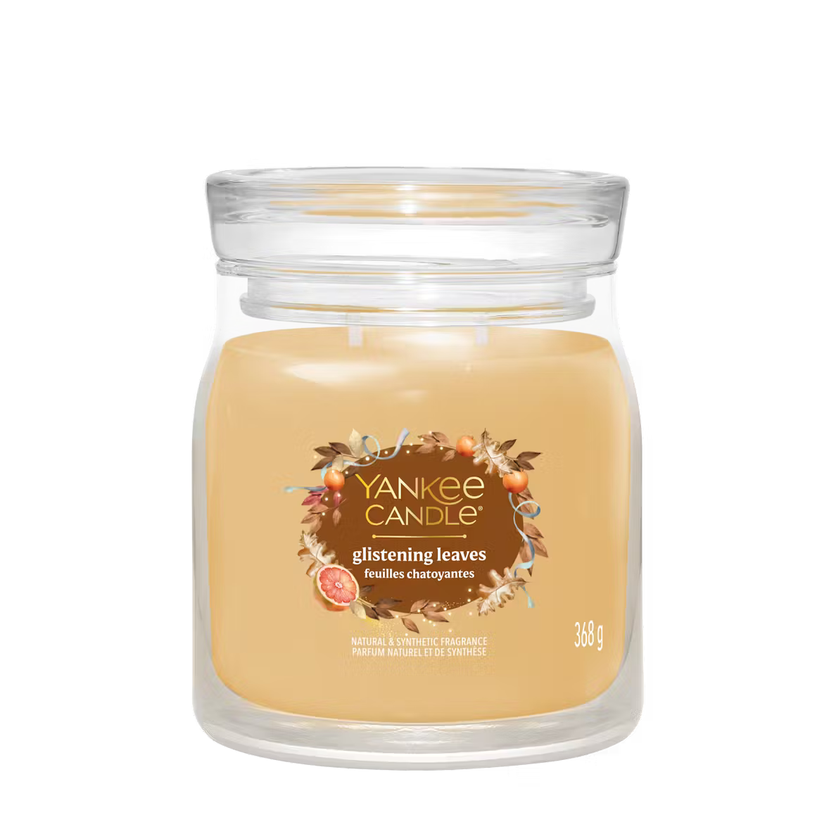Yankee Candle Glistening Leaves Medium Jar - Yankee Candle & WoodWick