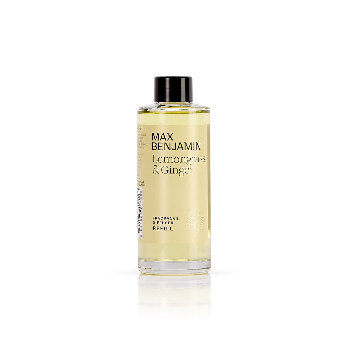 Max Benjamin Geurstokjes Navulling 150 ml - Lemongrass & Ginger