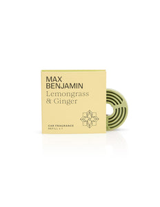 Max Benjamin Autoparfum Navulling - Lemongrass & Ginger
