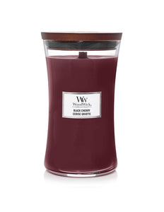 WoodWick Black Cherry Large Candle - Yankee Candle & WoodWick