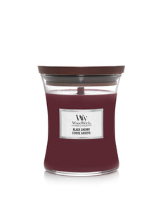 WoodWick Black Cherry Medium Candle - Yankee Candle & WoodWick