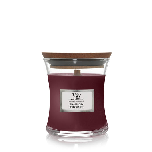 WoodWick Black Cherry Small Candle - Yankee Candle & WoodWick