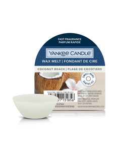 Yankee Candle Coconut Beach Wax Melt - Yankee Candle & WoodWick