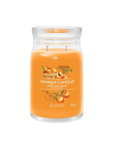 Yankee Candle Farm Fresh Peach Large Jar - Shop Hier