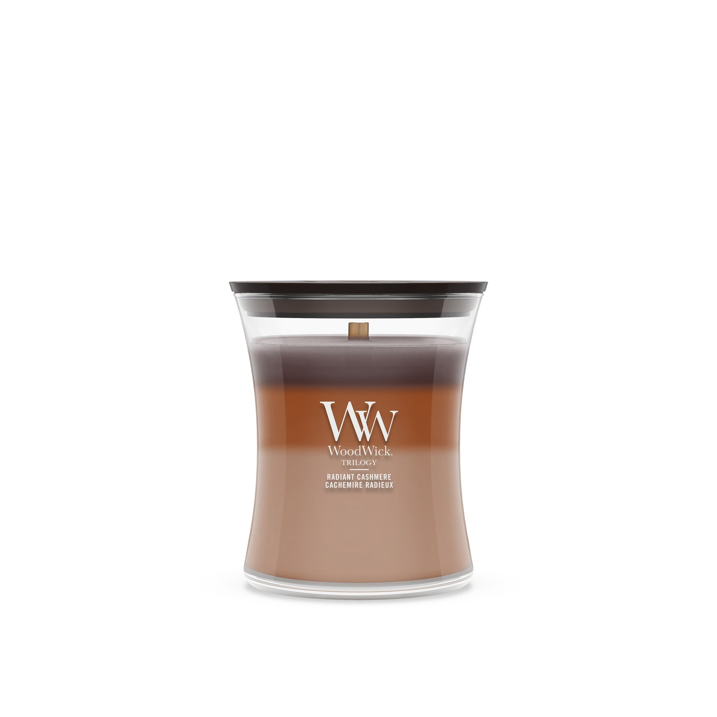 WoodWick Radiant Cashmere Medium Trilogy Candle