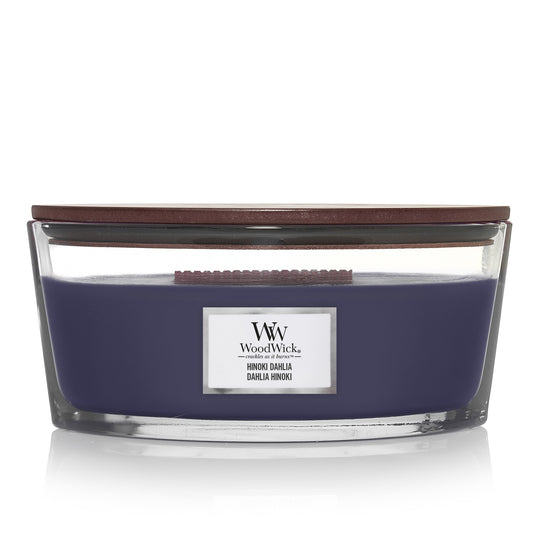 WoodWick Hinoki Dahlia Ellipse Candle - Yankee Candle & WoodWick