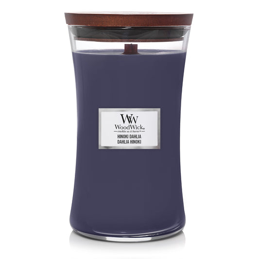WoodWick Hinoki Dahlia Large Candle - Yankee Candle & WoodWick