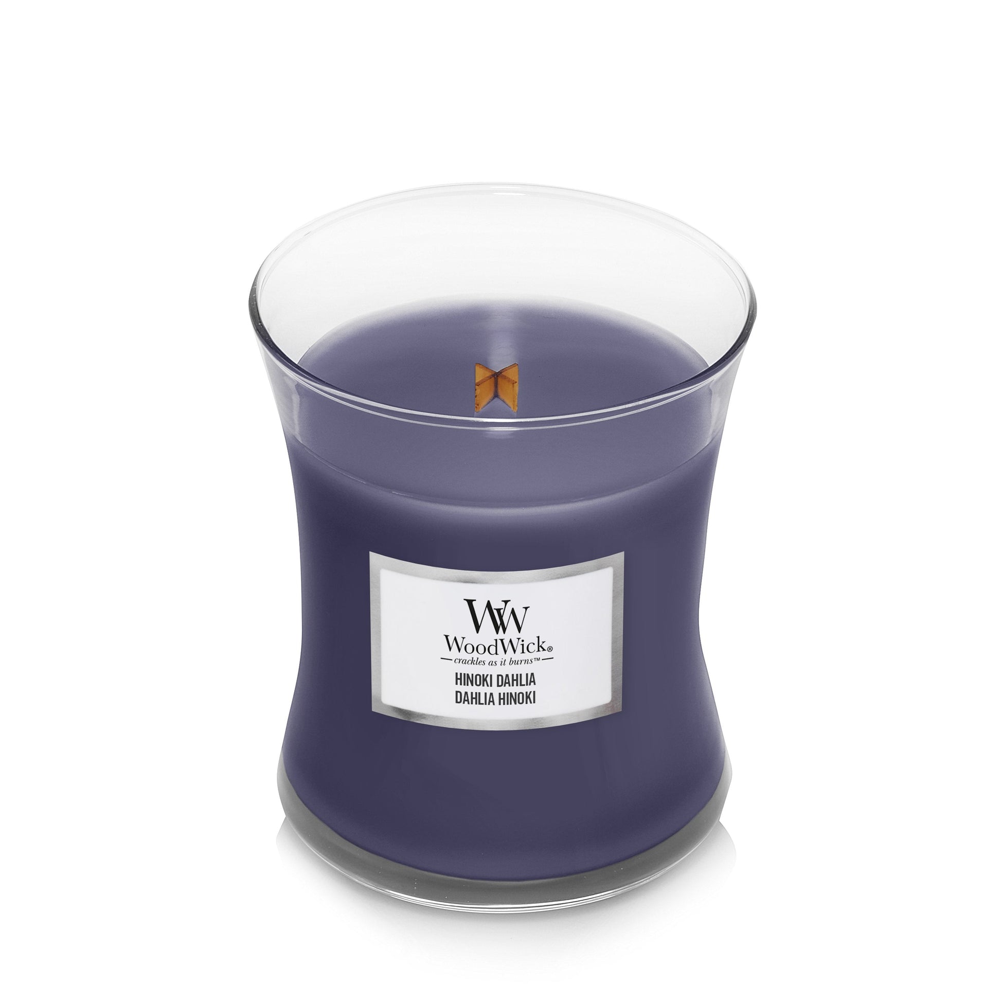 WoodWick Hinoki Dahlia Medium Candle - Yankee Candle & WoodWick