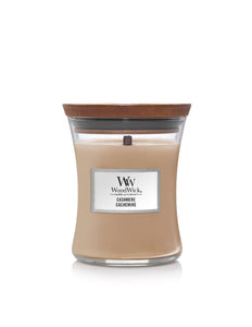 WoodWick Cashmere Medium Candle - Yankee Candle & WoodWick