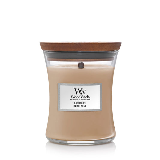 WoodWick Cashmere Medium Candle - Yankee Candle & WoodWick