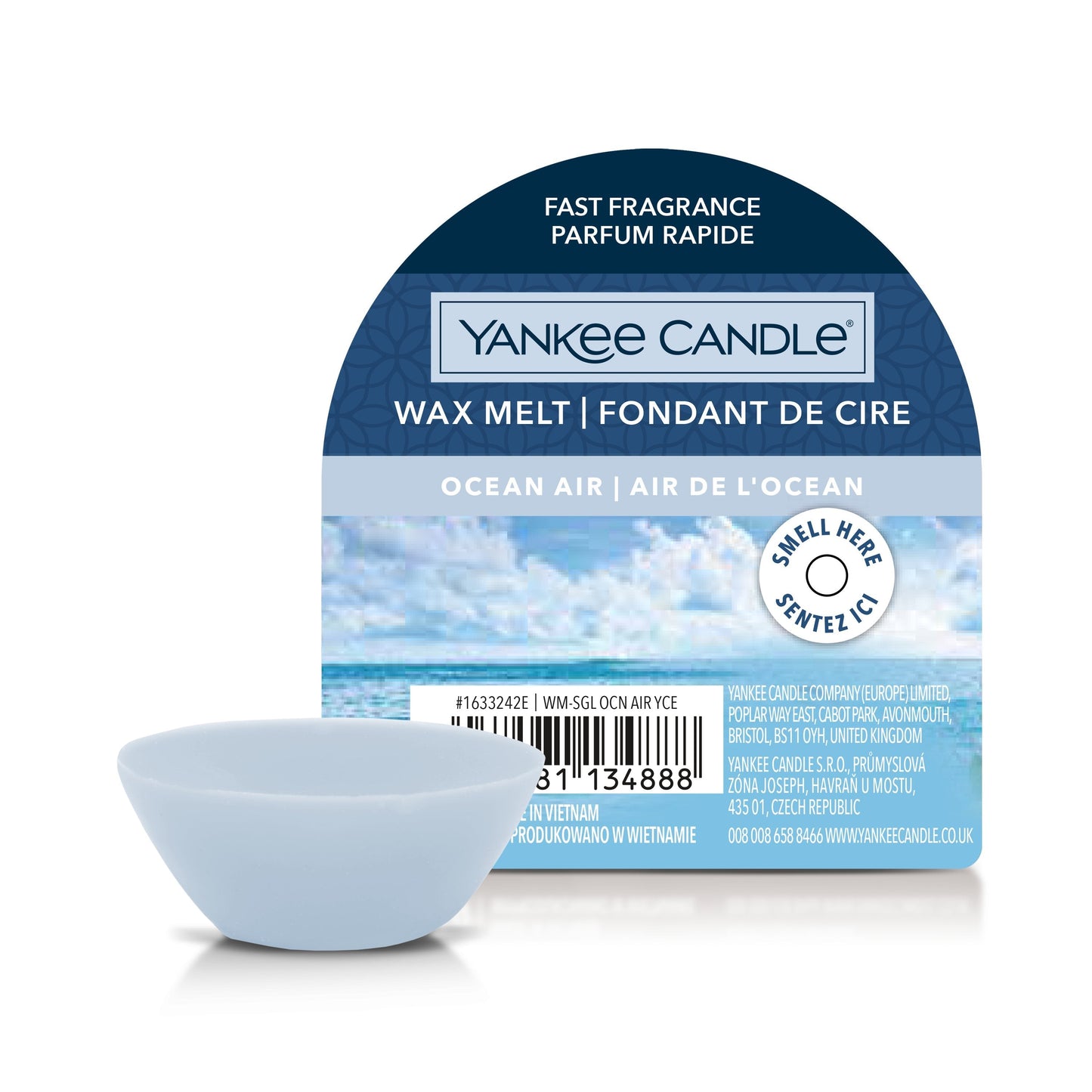 Yankee Candle Ocean Air Wax Melt - Yankee Candle & WoodWick
