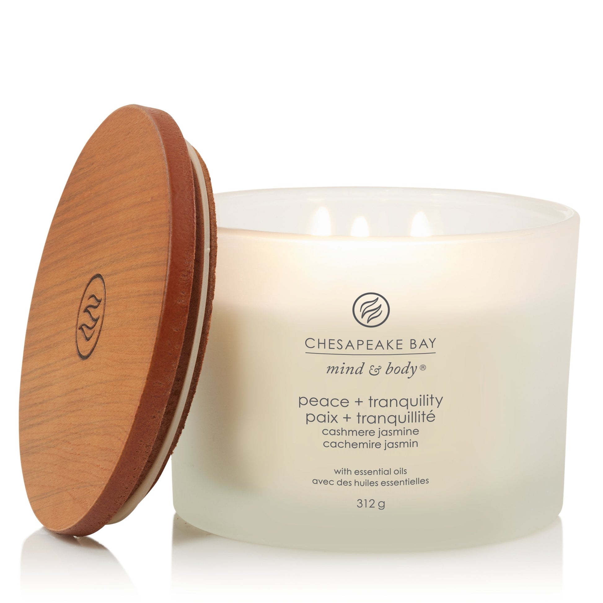 Chesapeake Bay Cashmere Jasmine 3-Wick Candle - Yankee Candle & WoodWick