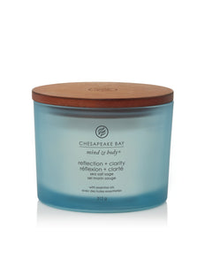 Chesapeake Bay Sea Salt Sage 3-Wick Candle - Yankee Candle & WoodWick