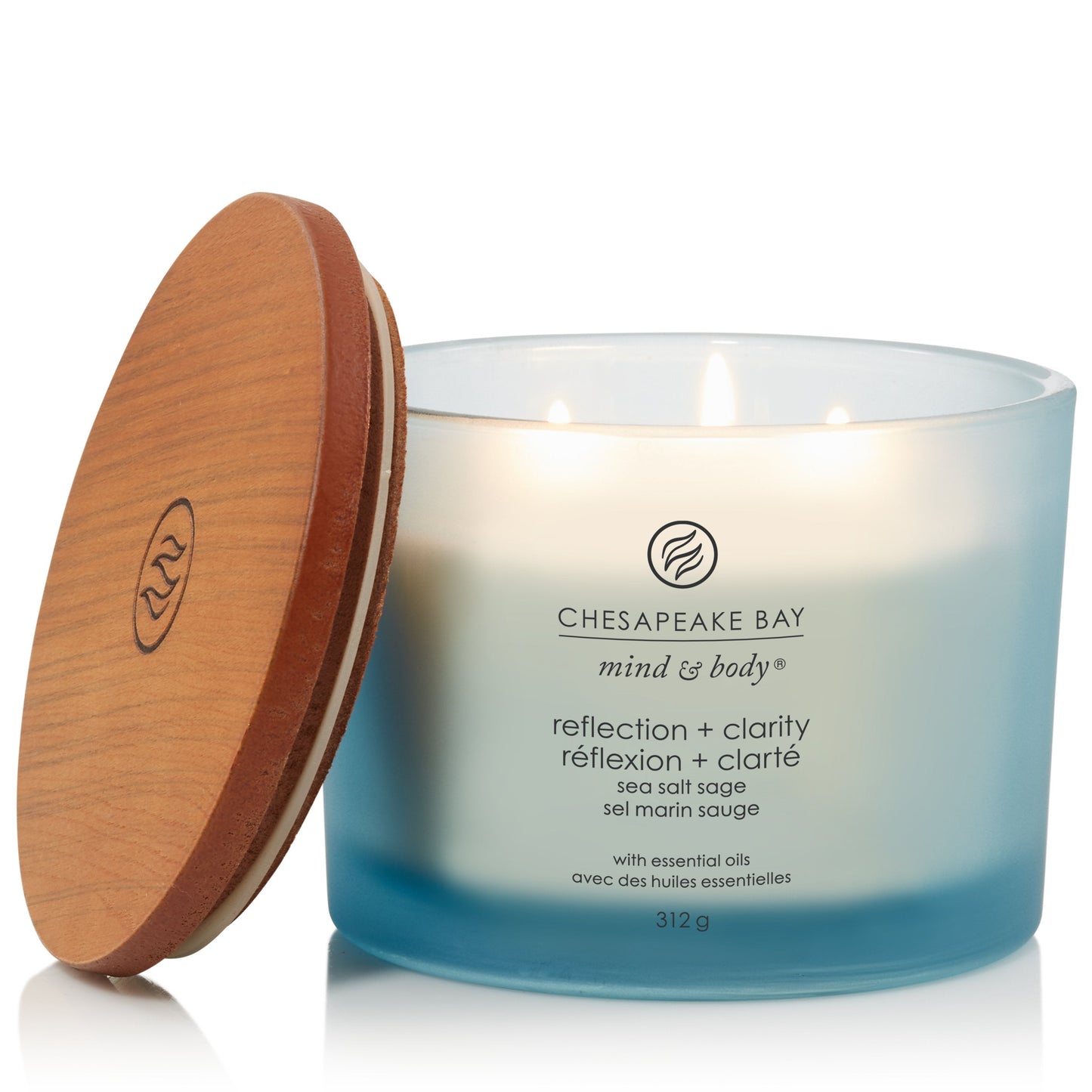 Chesapeake Bay Sea Salt Sage 3-Wick Candle - Shop Hier
