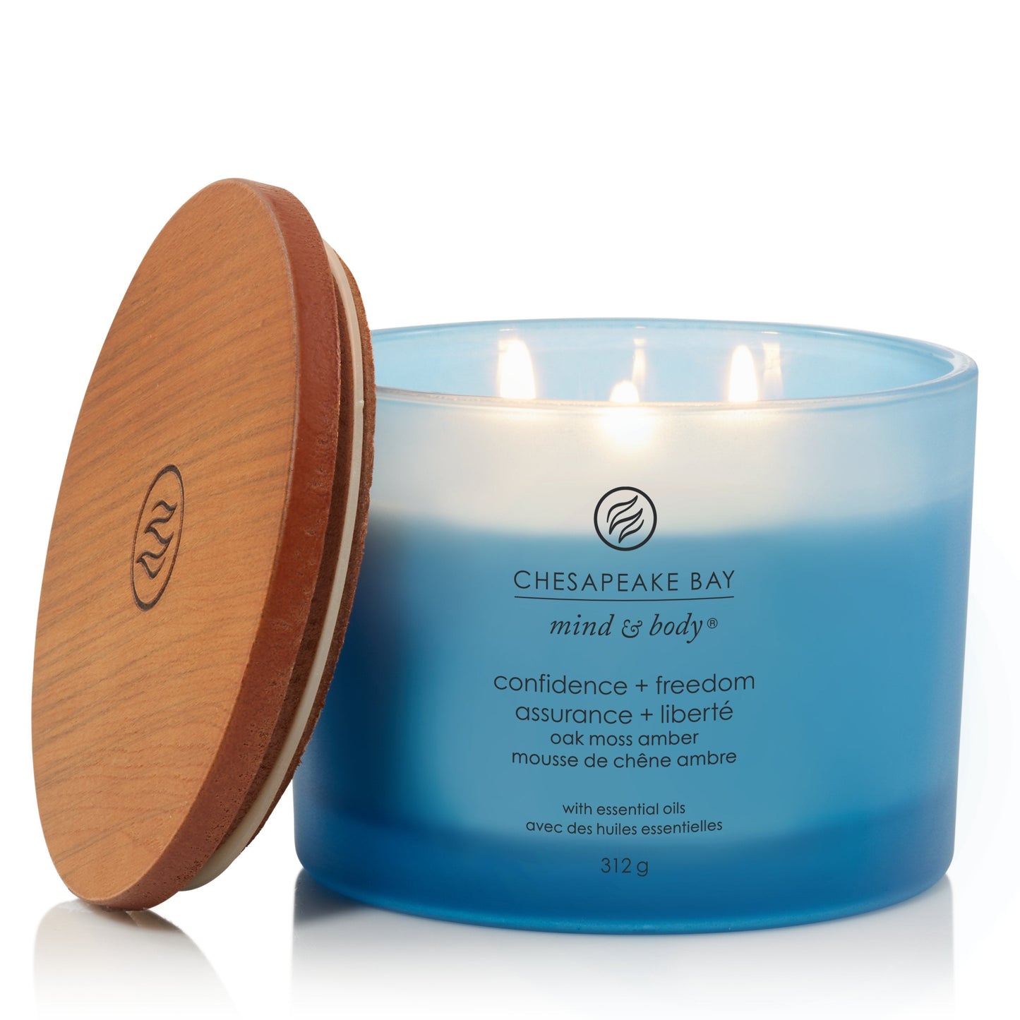 Chesapeake Bay Oak Moss Amber 3-Wick Candle - Shop Hier
