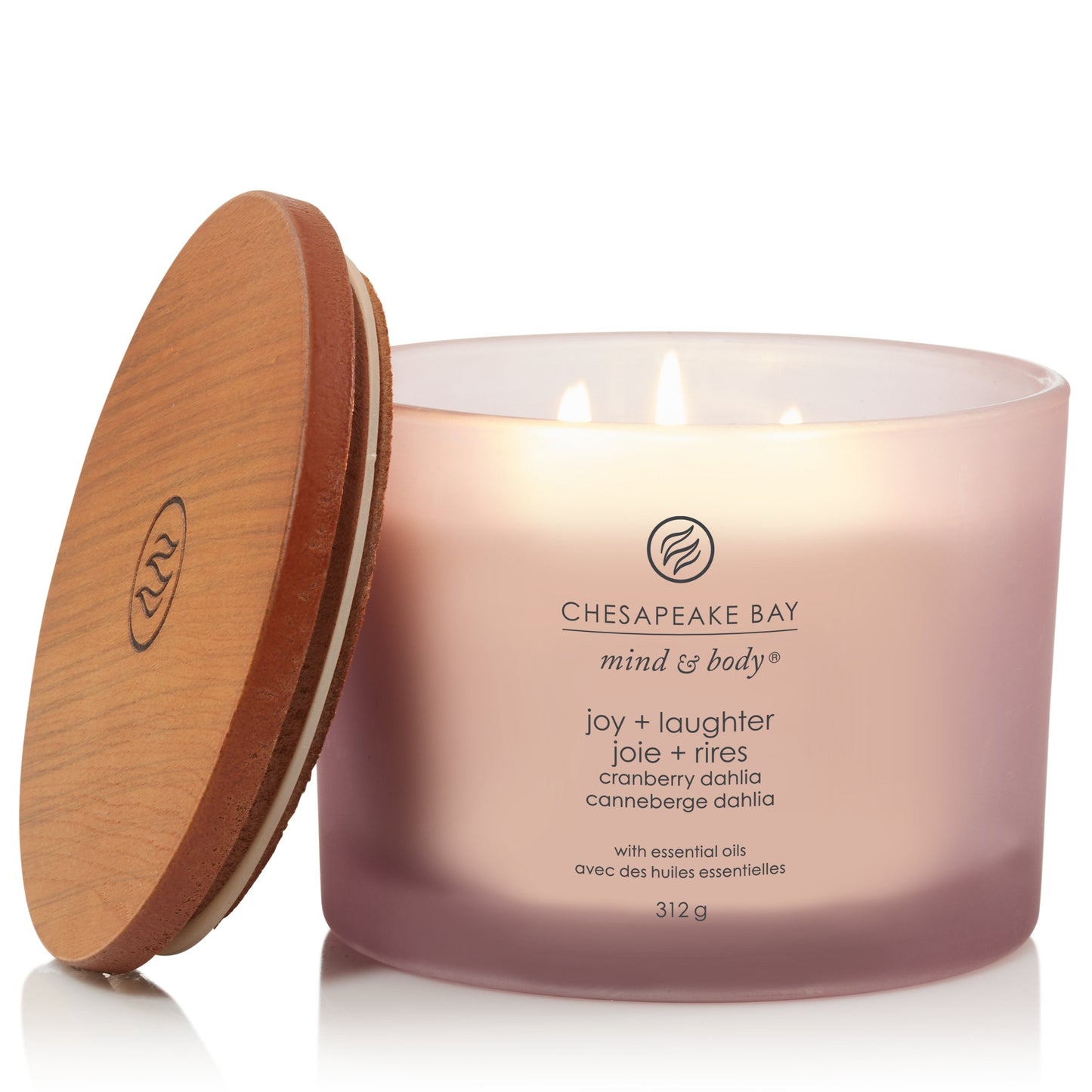 Chesapeake Bay Cranberry Dahlia 3-Wick Candle - Yankee Candle & WoodWick