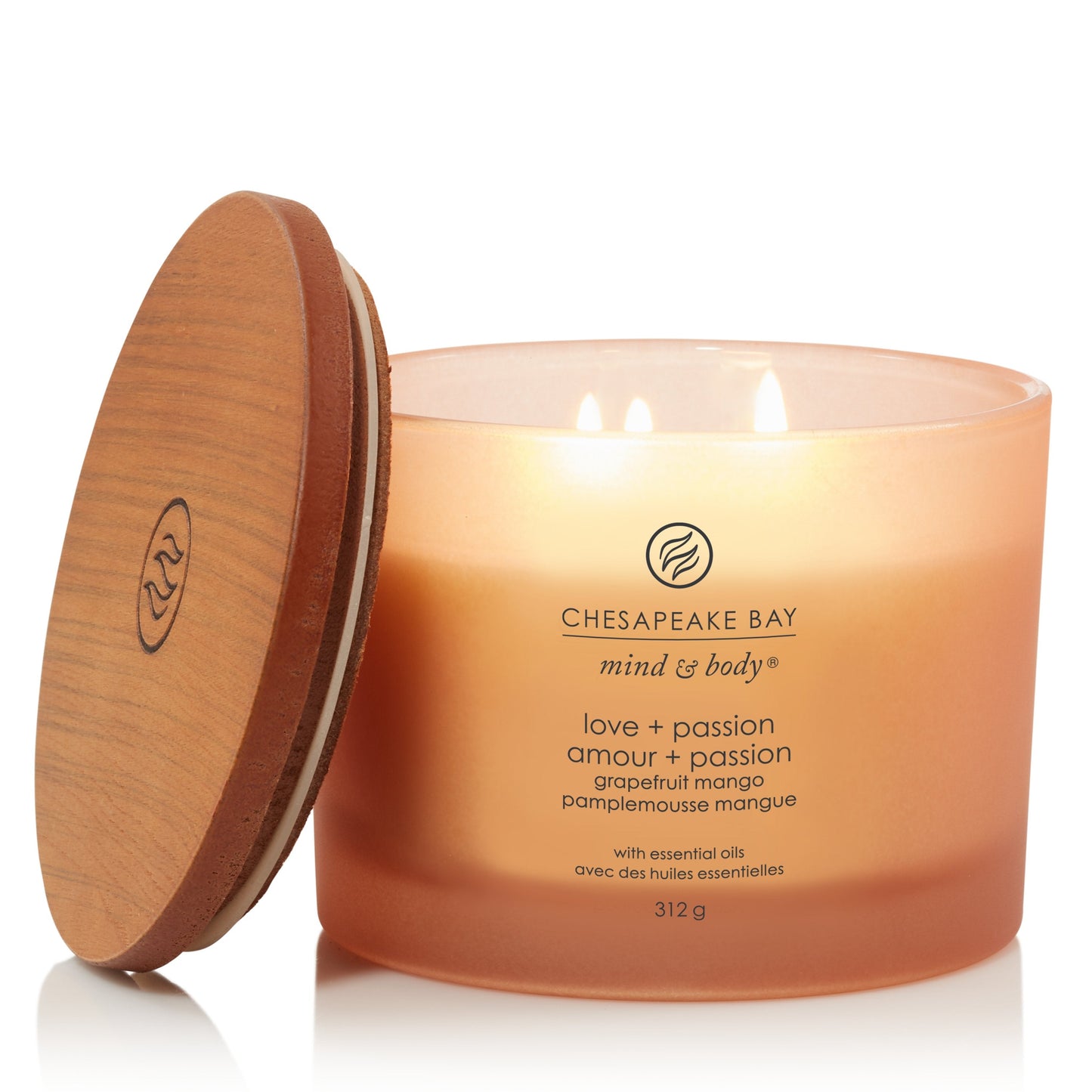 Chesapeake Bay Grapefruit Mango 3-Wick Candle - Yankee Candle & WoodWick