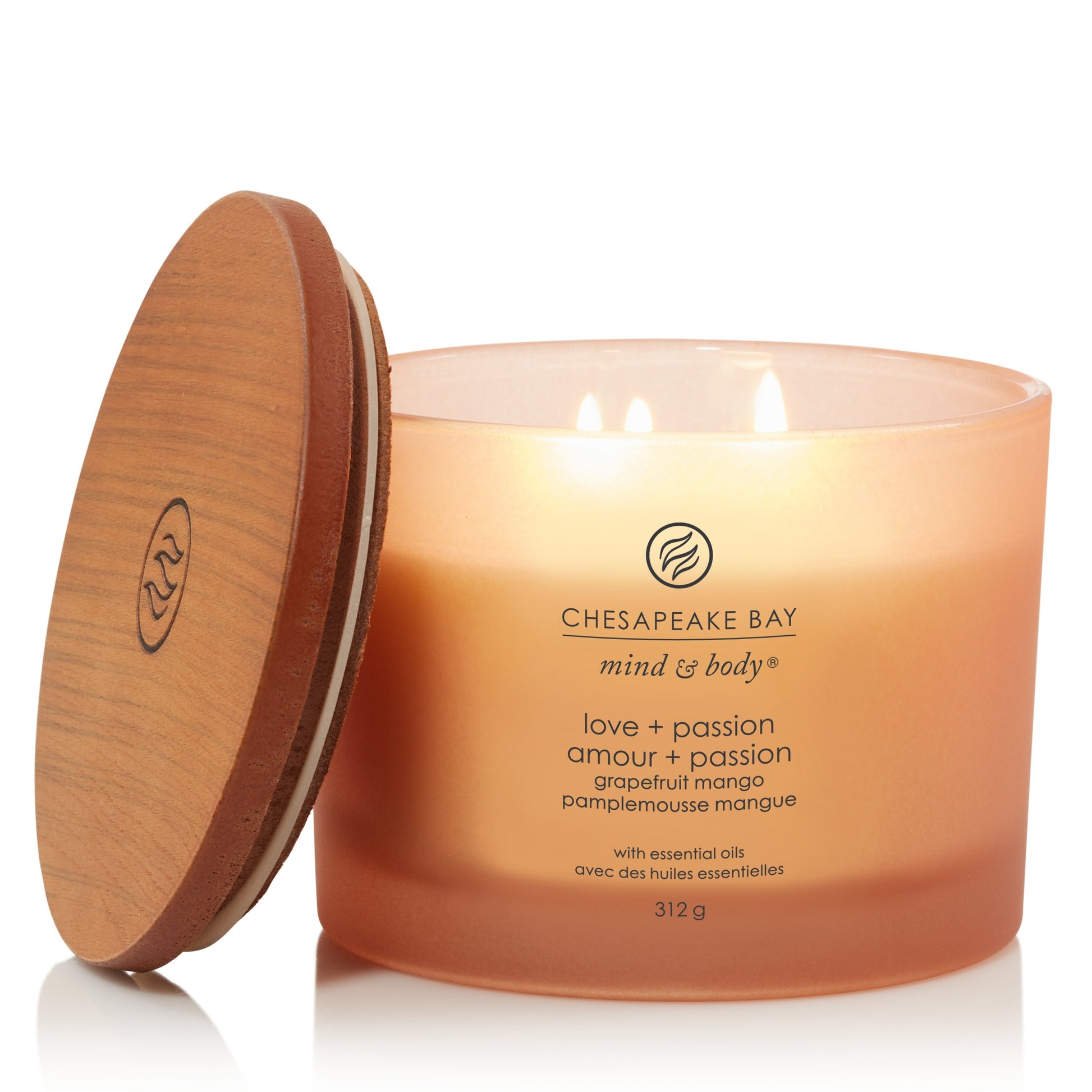 Chesapeake Bay Grapefruit Mango 3-Wick Candle - Yankee Candle & WoodWick