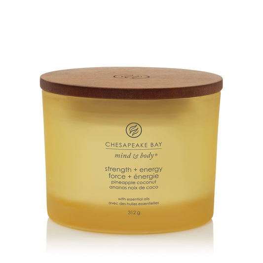 Chesapeake Bay Pineapple Coconut 3-Wick Candle - Yankee Candle & WoodWick