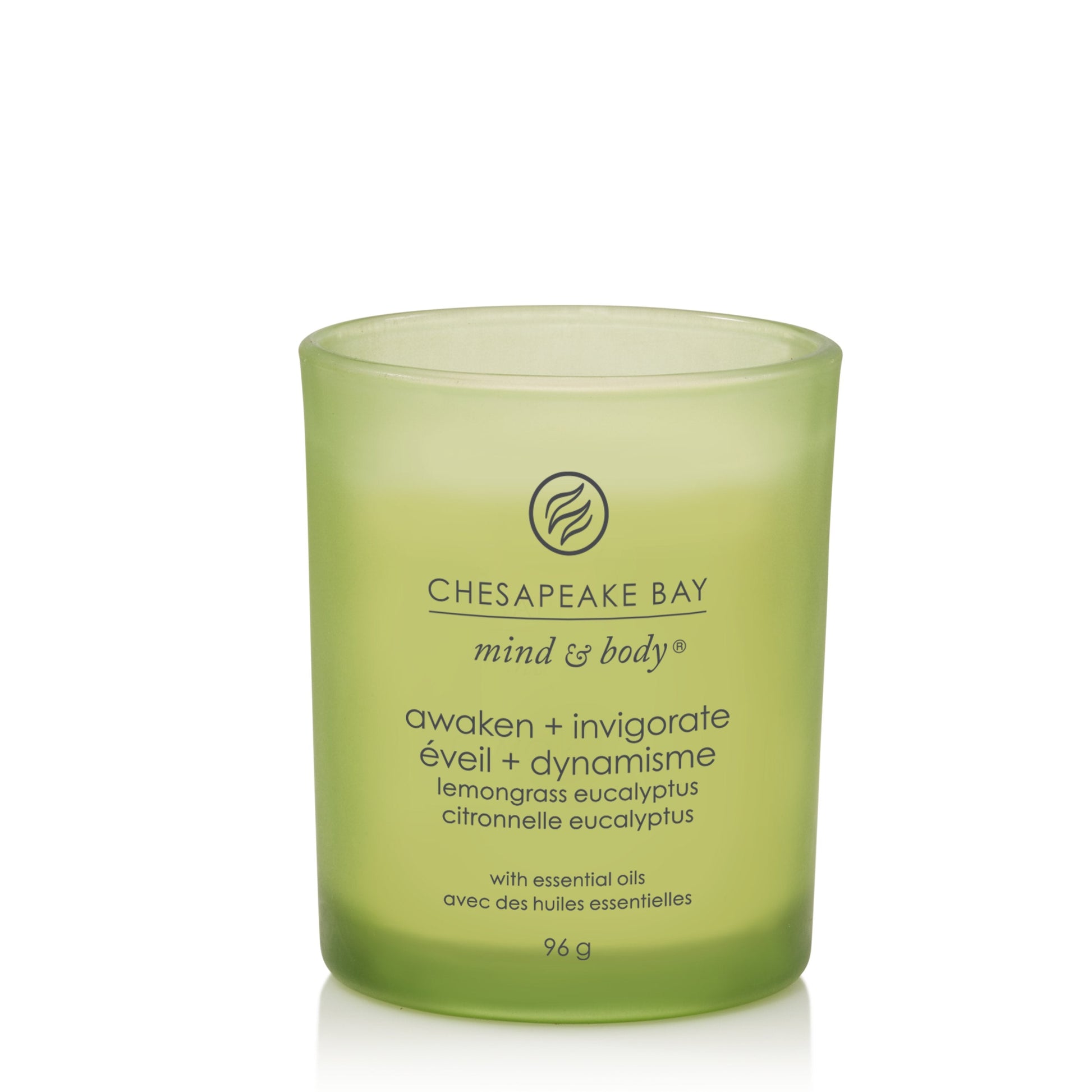 Chesapeake Bay Lemongrass Eucalyptus Small Candle - Yankee Candle & WoodWick