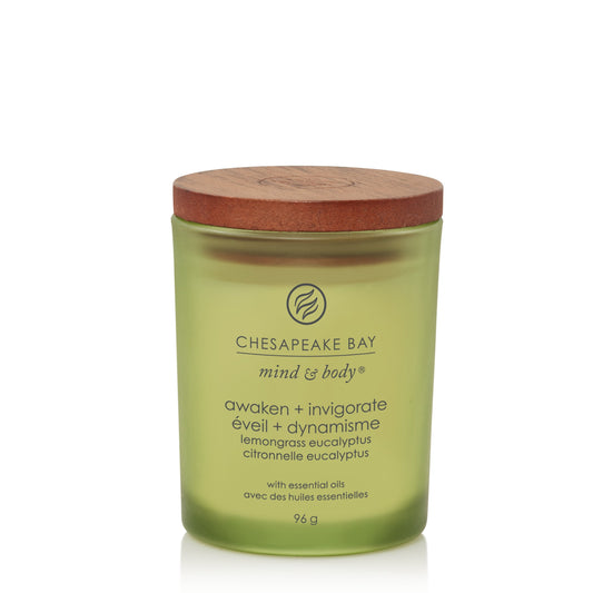 Chesapeake Bay Lemongrass Eucalyptus Small Candle - Yankee Candle & WoodWick