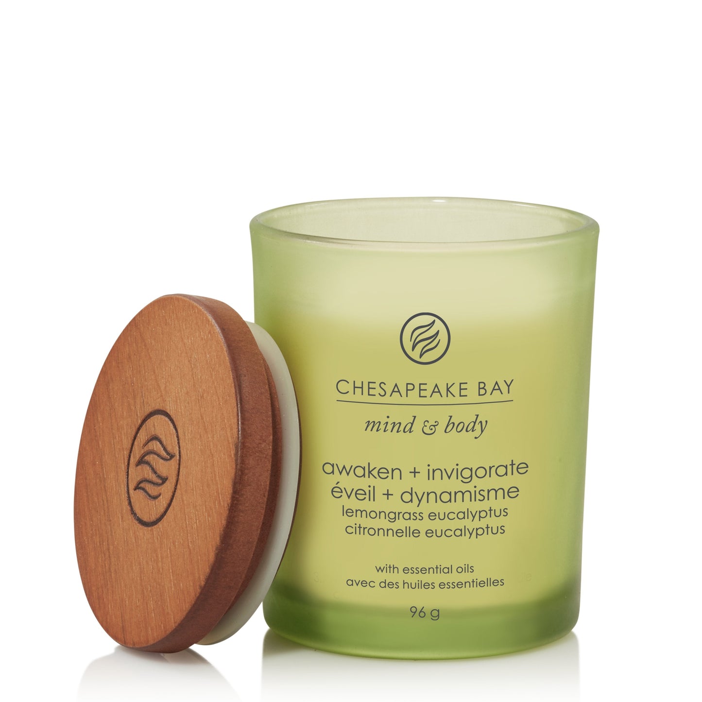 Chesapeake Bay Lemongrass Eucalyptus Small Candle - Yankee Candle & WoodWick